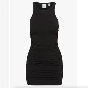 Aritzia TNA rushed mini dress